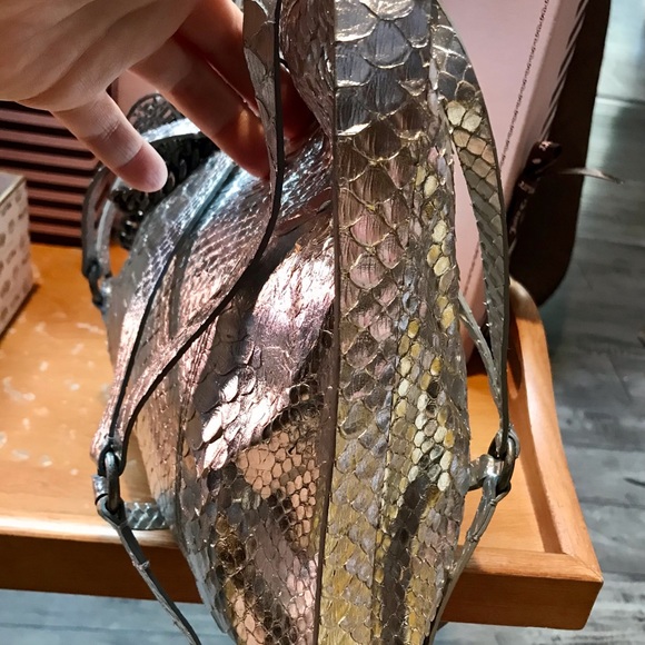 SOLD Juicy Couture vintage leather bag PYTHON - Picture 6 of 10